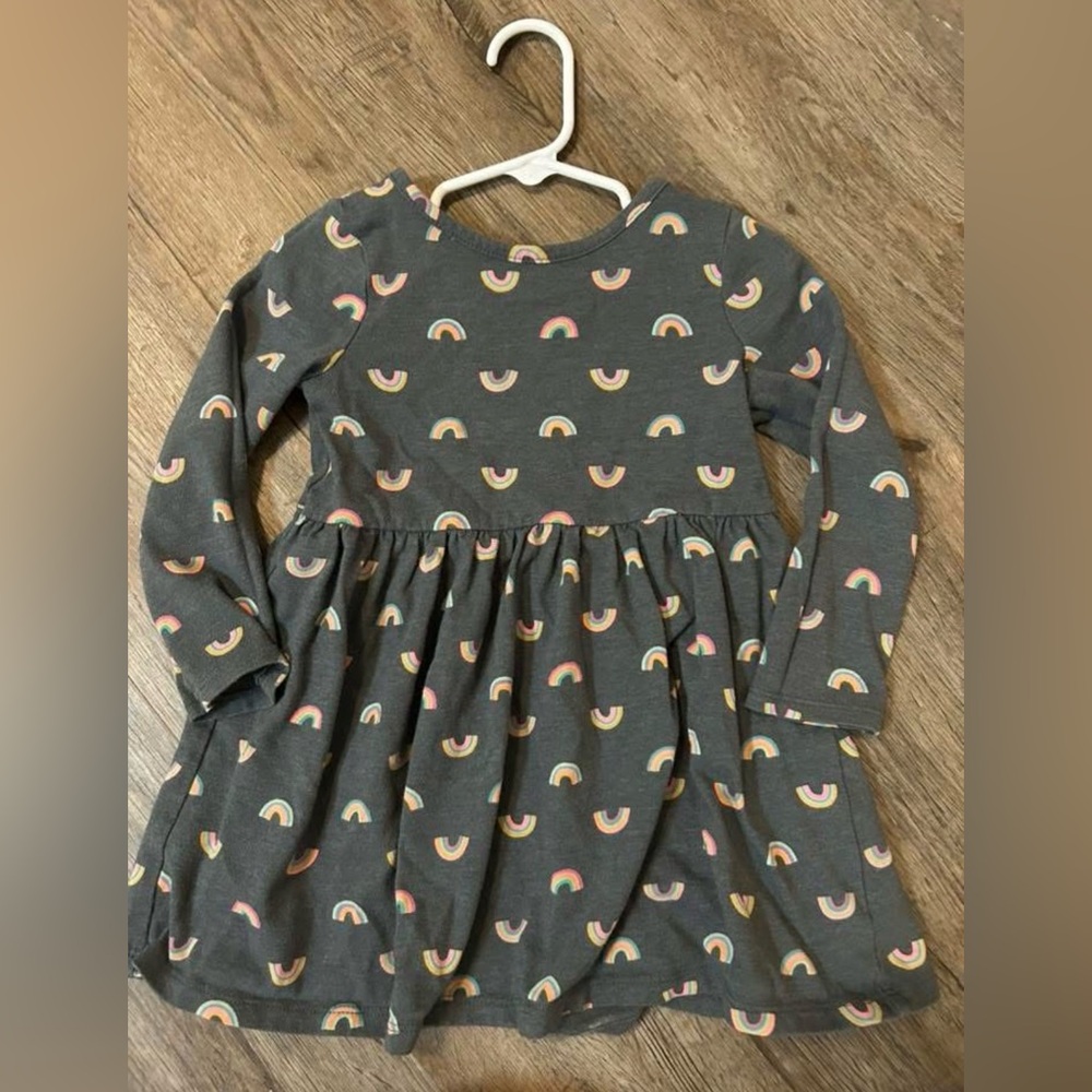 Carter’s Girls 3T Rainbow Long Sleeve Dress